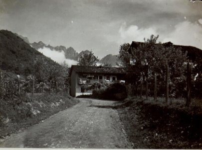 Norcen nordwestlich Feltre. Hauptstraße. (BildID 15643930)