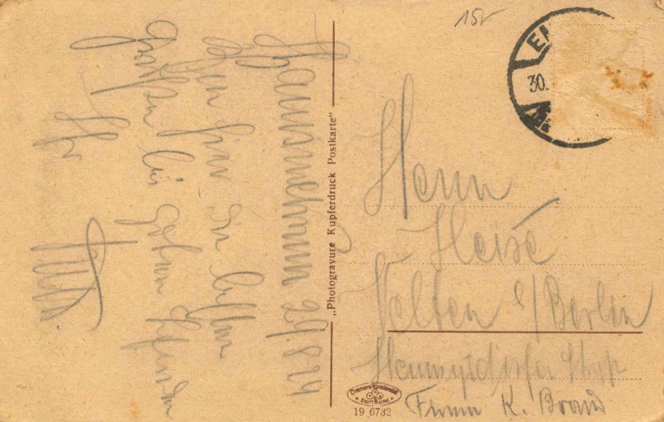 Norden, Niedersachsen - Bismarckdenkmal (back) (Zeno Ansichtskarten)
