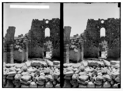 Northern views. Ruins of church at Taiybeh (i.e., Taybeh) LOC matpc.05520