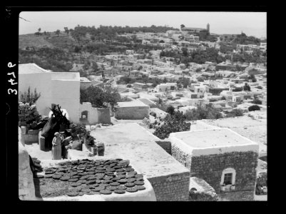 Northern views. Safad looking across the town showing Greek convent on horizon LOC matpc.15355 photo