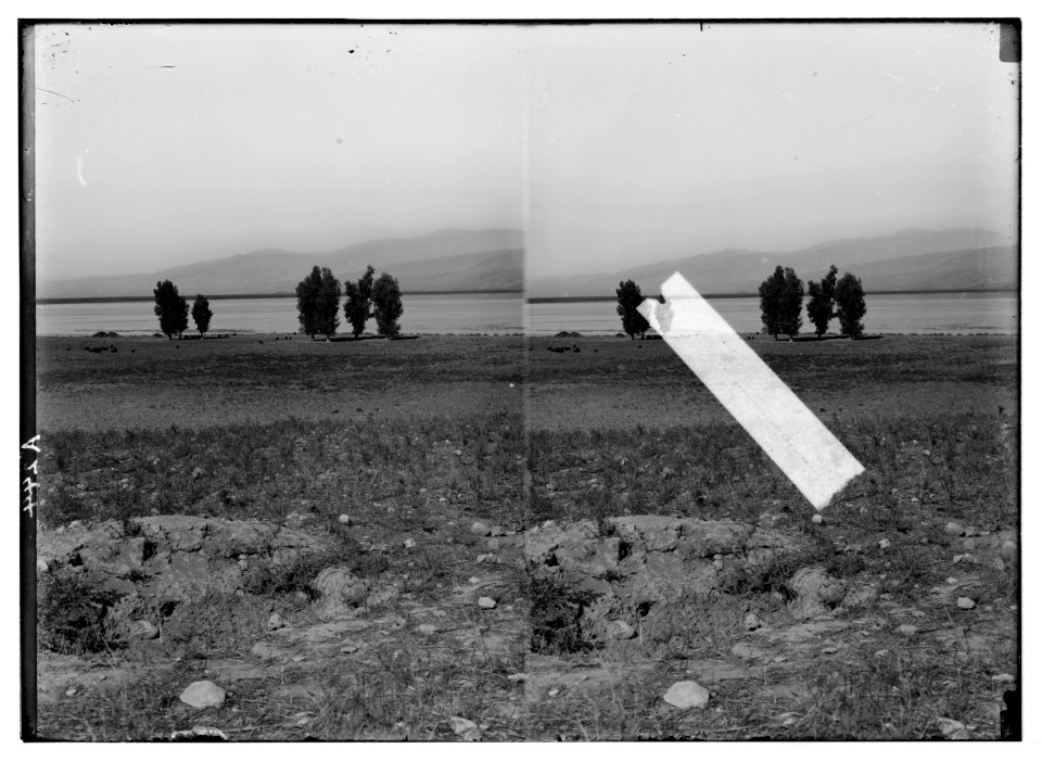 Northern views. Lake Merom and Mt. Hermon LOC matpc.05185