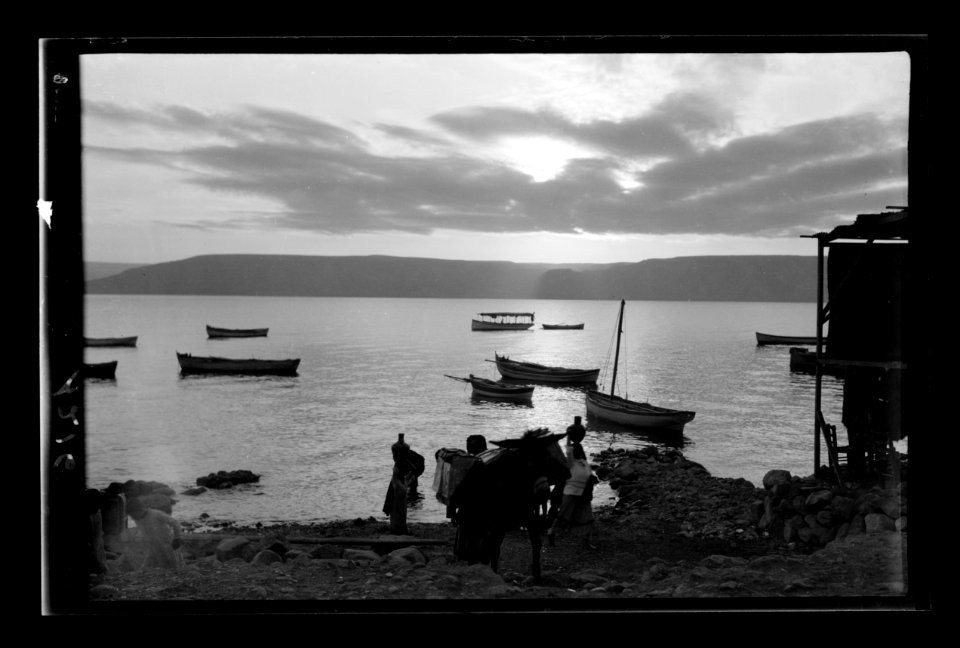 Northern views. Morning scene on the lake shore at Tiberias LOC matpc.22597