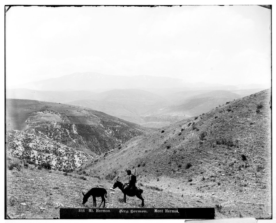 Northern views. Mount Hermon LOC matpc.07038