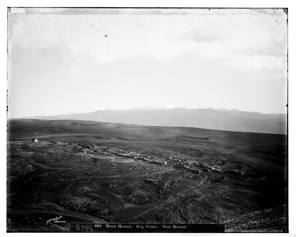 Northern views. Mount Hermon LOC matpc.07040