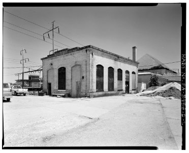 North-East view; Mechanical Building, south and west elevations - North Philadelphia Station