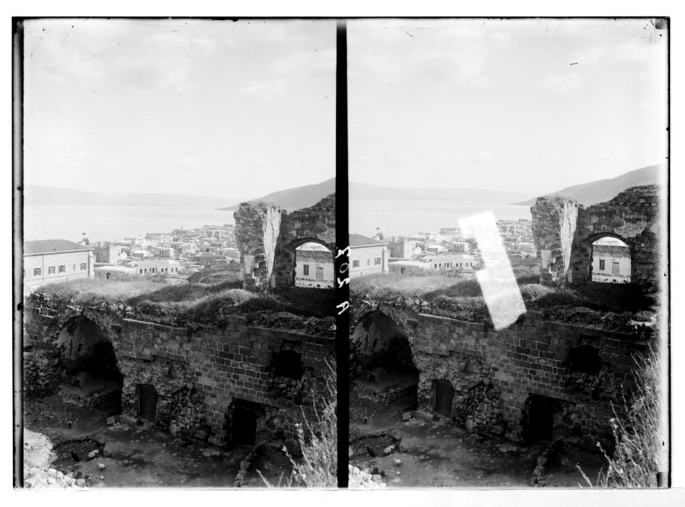 Northern views. Tiberias from the citadel LOC matpc.07617