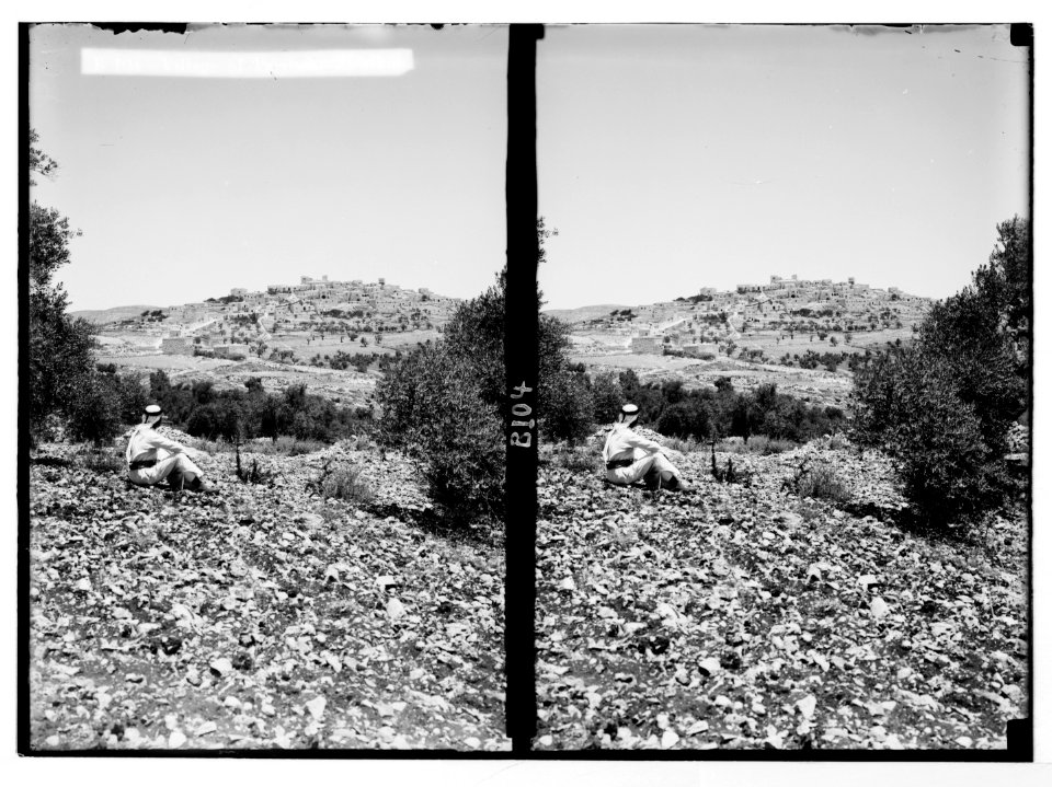 Northern views. Village of Taiybeh (i.e., Taybeh), Ephraim LOC matpc.05518