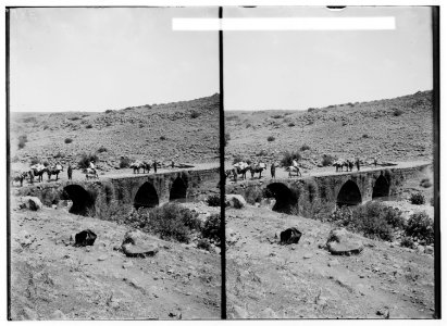 Northern views. Roman bridge over the Hasbany (i.e., Hasbani) LOC matpc.01117