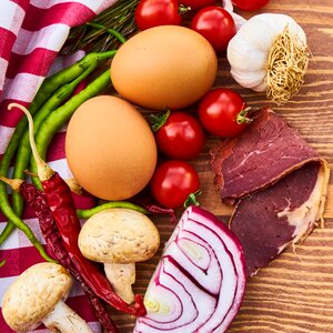 Healthy eating fresh copy space