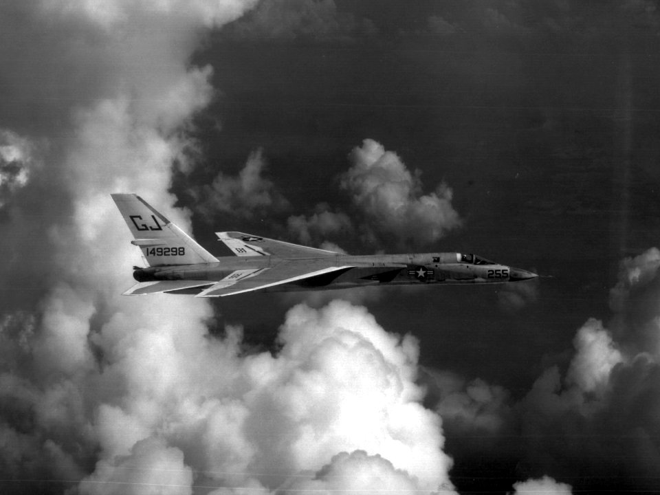 North American A-5A Vigilante of RVAH-3 in flight on 18 June 1964 (NNAM.1996.253.6344)