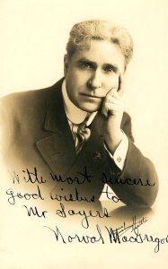 Norval McGregor, stage actor (SAYRE 5129)