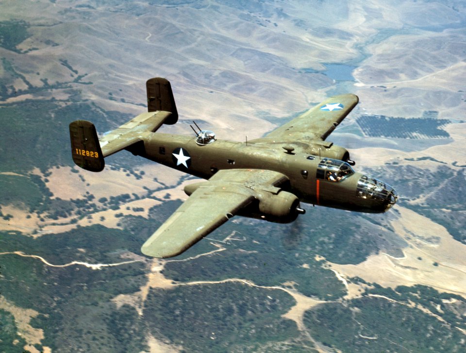 North American Aviation's B-25 medium bomber, Inglewood, Calif