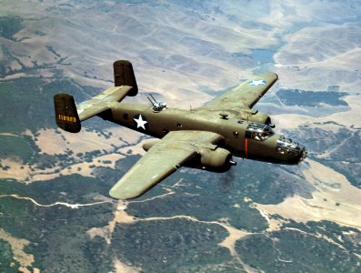 North American Aviation's B-25 medium bomber, Inglewood, Calif