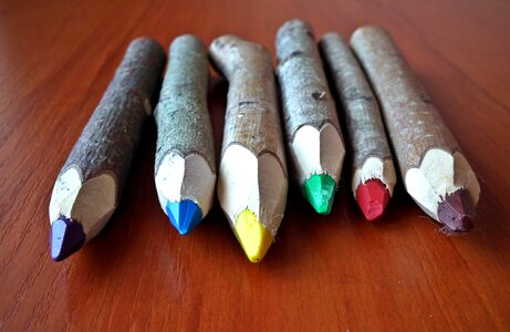 Crayons colorful school photo