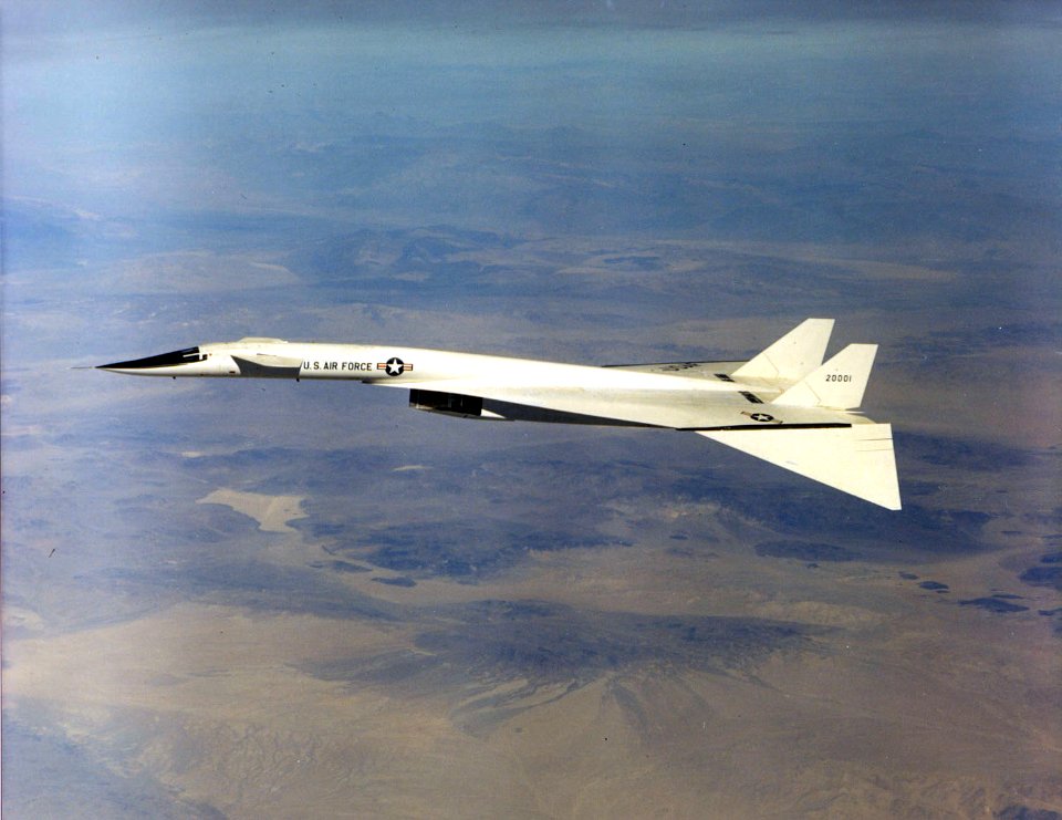 North American XB-70A Valkyrie in flight 061122-F-1234P-027