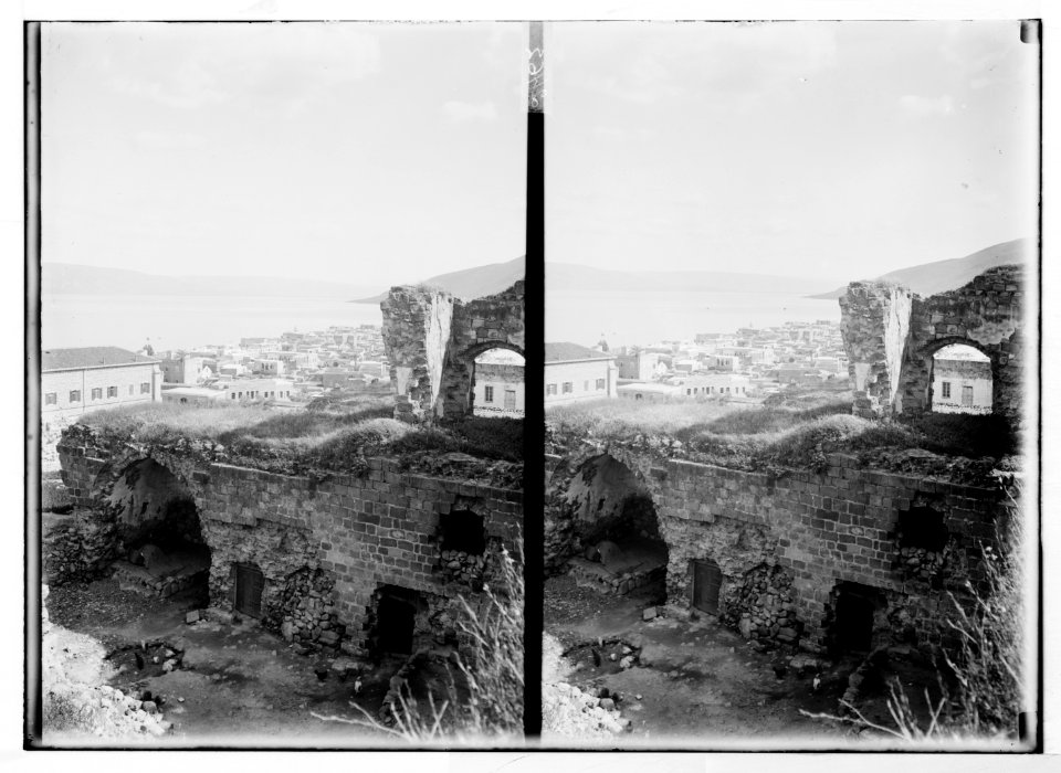 Northern views. Tiberias from the citadel LOC matpc.05155