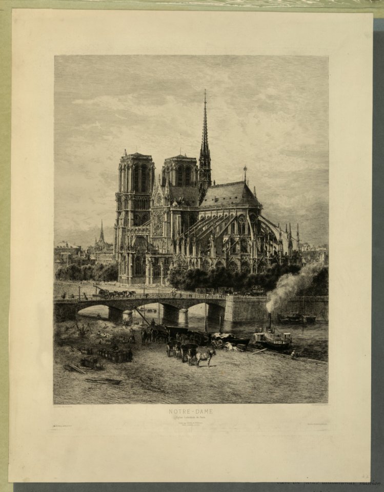 Notre-Dame - Eglise Cathédrale de Paris - Library of Congress