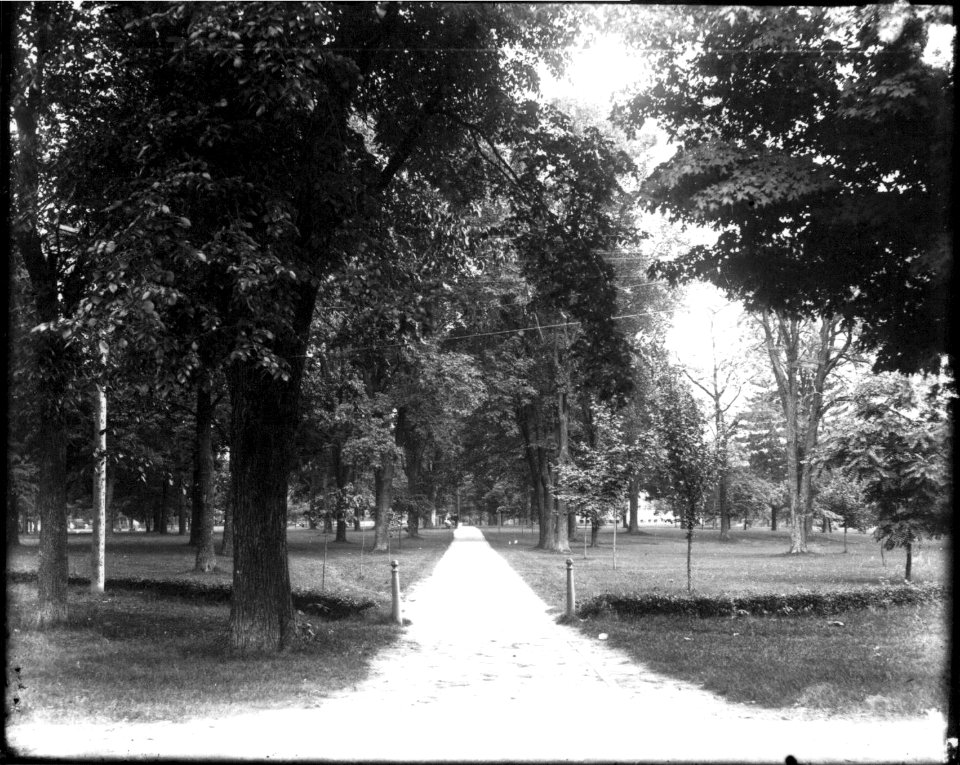 Northwest entrance to Miami University campus ca. 1900 (3199677231)