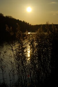 Sunset sun landscape