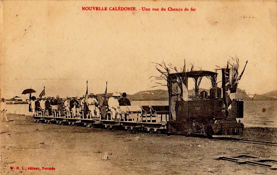 Nouvelle Calédonie - L'inauguration du chemin de fer