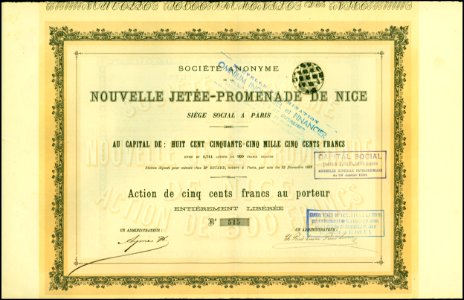 Nouvelle Jetée-Promenade de Nice 1888