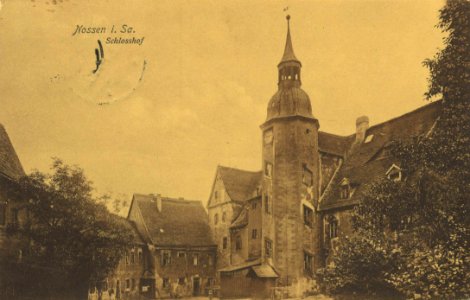 Nossen, Sachsen - Schlosshof (Zeno Ansichtskarten)