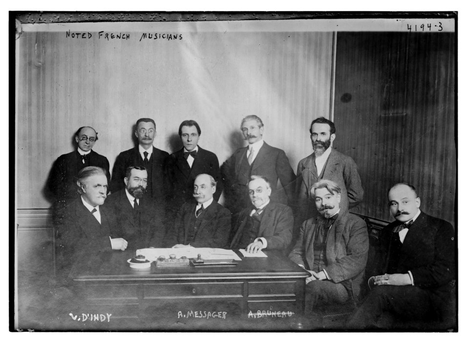 Noted French Musicians- V. d'Indy, A. Messager LCCN2014704462