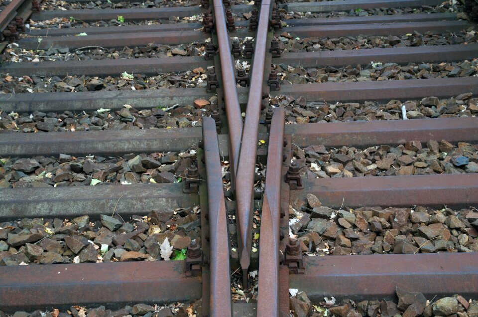 Train railway line transport system