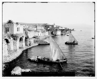 Northern views. Tiberias from the lake LOC matpc.07012