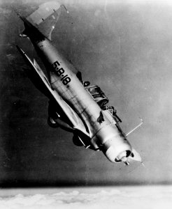 Northrop BT-1 VB-5 diving