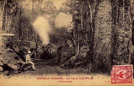 Nouvelle Calédonie - Une Vue du Chemin de Fer - A Railway Scene