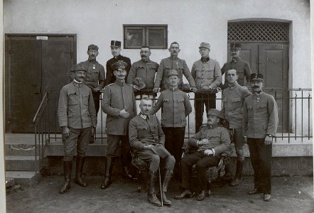 Offiziersmesse in K.Vasarhely mit den Herren (BildID 15656766) photo