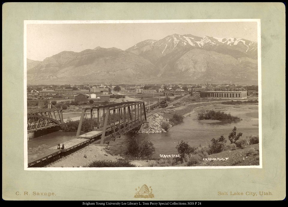 Ogden, Utah C.R. Savage, Photo.