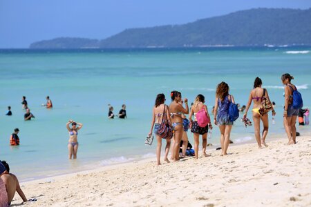 Krabi phi phi island bikini photo