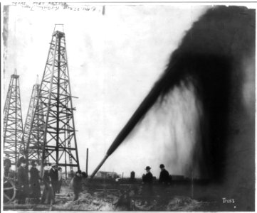 Oil gusher, Port Arthur, Texas LCCN2006678003
