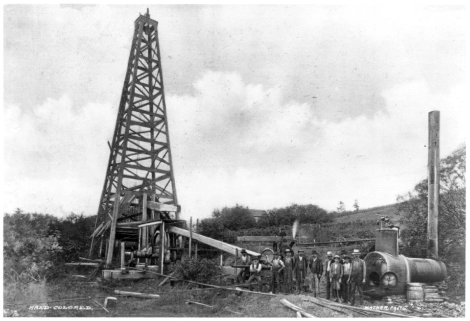 Oil rig at Titusville, Pa. LCCN2012647896