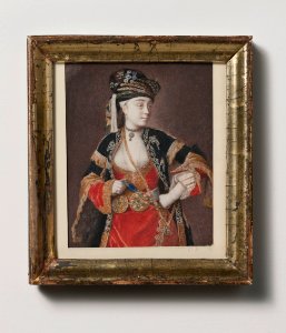 Okänd dam i turkisk kostym (Jean-Etienne Liotard) - Nationalmuseum - 25920