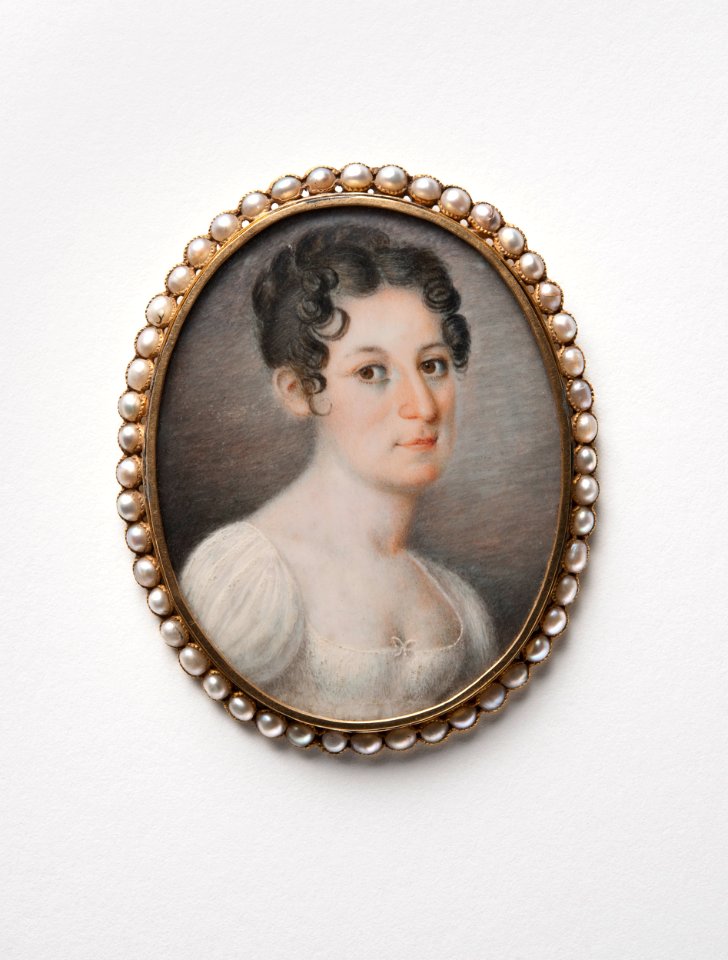 Okänd ung dam (Johan Gustaf Hofvensköld) - Nationalmuseum - 24614