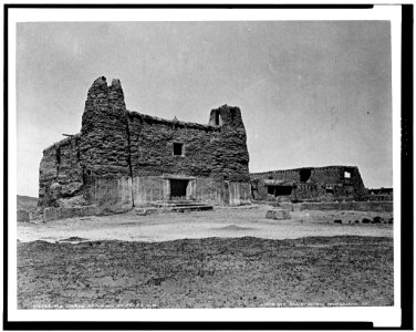 Old church at pueblo of Acoma, N.M. LCCN93501256