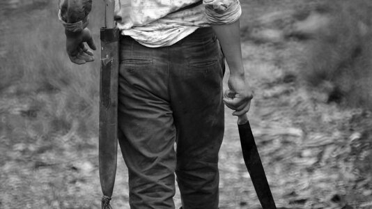 Machete peasant person