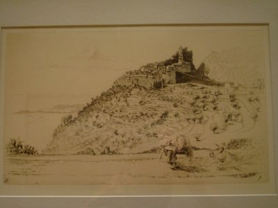 Old engraving of Eze