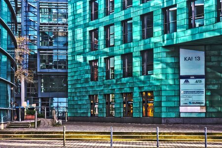 Facade düsseldorf office building photo