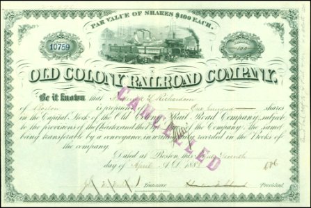 Old Colony RR 1883
