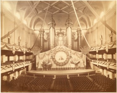 Old Music Hall, Winter St. & Hamilton Place, Boston, July 4, 1876, from the Digital Commonwealth - commonwealth p2677g022