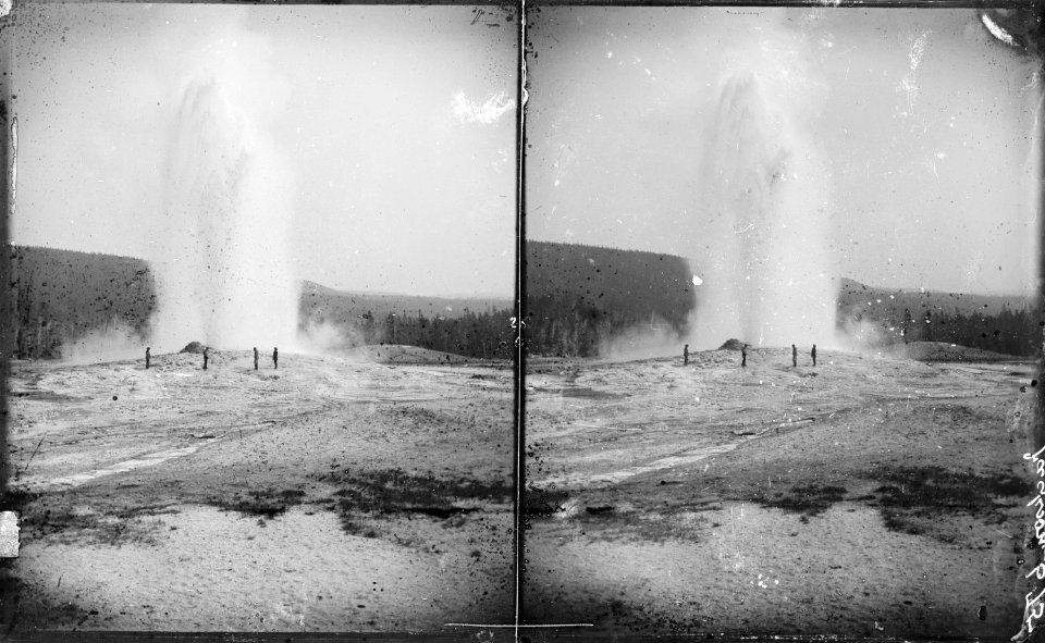 Old Faithful Geyser. Yellowstone National Park - NARA - 517267