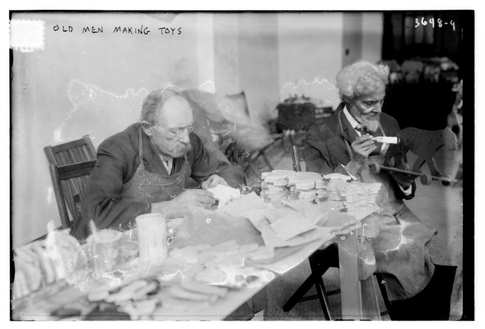 Old Men making toys LCCN2014700547