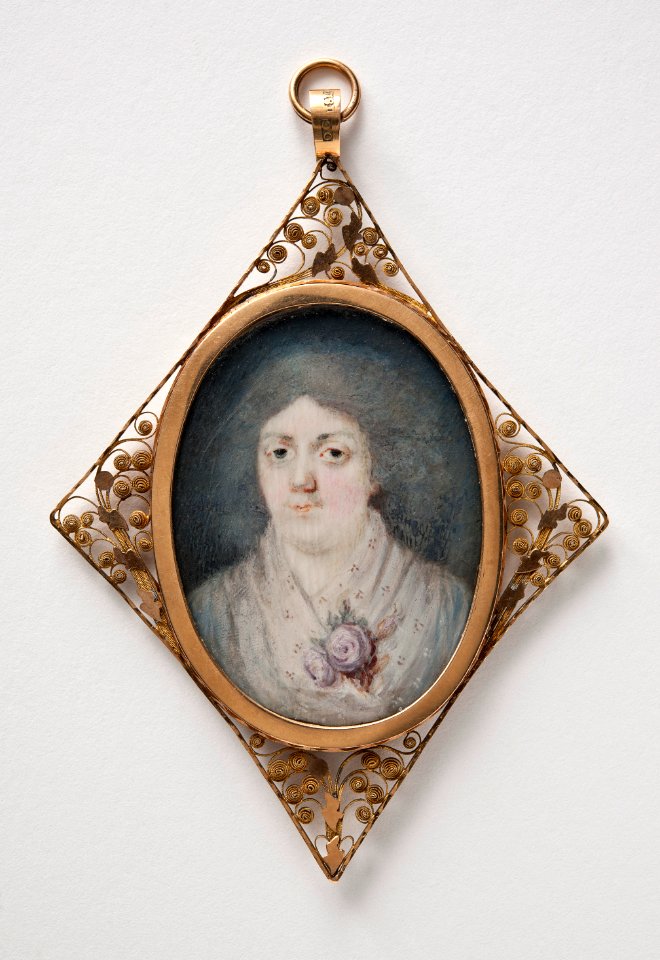Okänd dam (Anton Ulrik Berndes) - Nationalmuseum - 24464