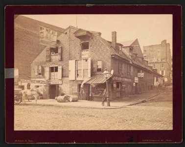 Old store Race St. Wharf, Phila. - William H. Rau, 1324 Chestnut St., Phila. LCCN2015651515