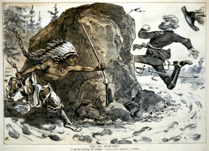 Oh! Oh! Howard! I am still pursuing the Indians - telegram from General O.O. Howard LCCN2002720431
