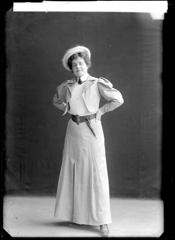 Olga Andersson in Stadens stolthet at Vasateatern 1906 - SMV - NA067